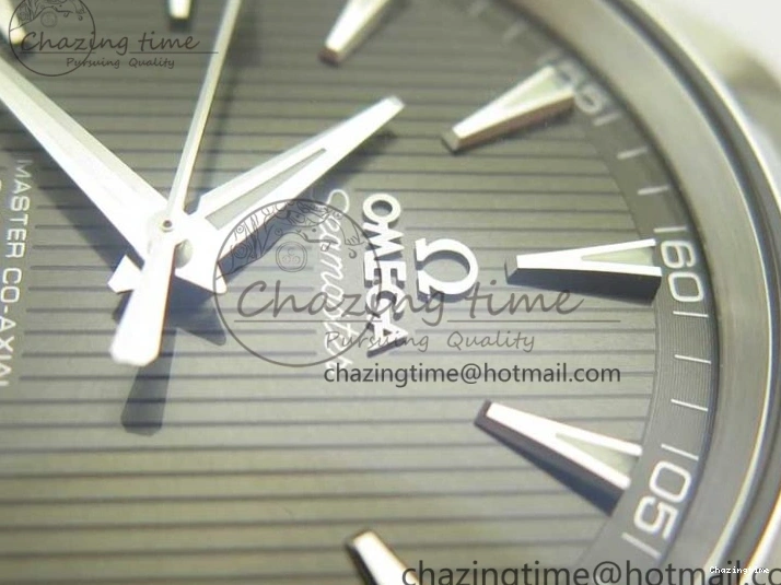 0508 Aqua Terra 150M SS VSF 1:1 Best Edition Gray Textured Dial on SS Bracelet A8500 Super Clone MultiPurpose 8039